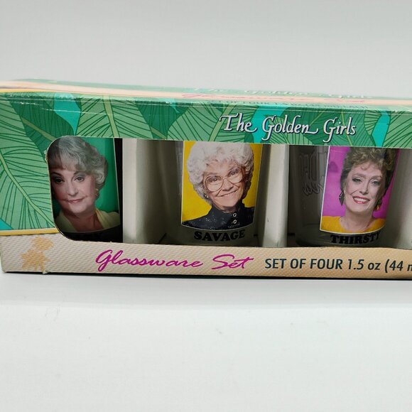 Golden Girls Shot Glass Set - New - Picture 1 of 3